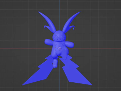 Mega Raichu X - Pokemon 3D Model