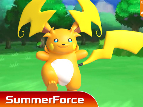 Mega Raichu Y - Pokemon 3D Model