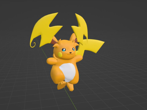 Mega Raichu Y - Pokemon 3D Model