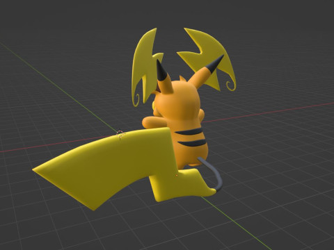Mega Raichu Y - Pokemon 3D Model