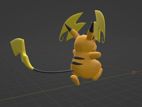 Mega Raichu Y - Pokemon 3D Model