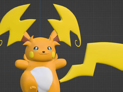 Mega Raichu Y - Pokemon 3D Model