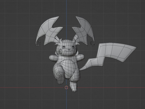 Mega Raichu Y - Pokemon 3D Model