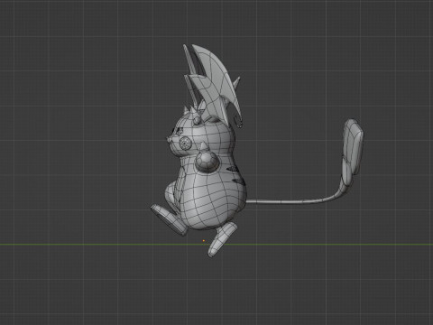Mega Raichu Y - Pokemon 3D Model