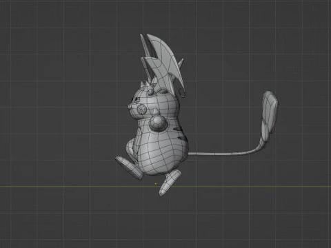 Mega Raichu Y - Pokemon 3D Model