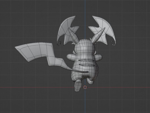 Mega Raichu Y - Pokemon 3D Model