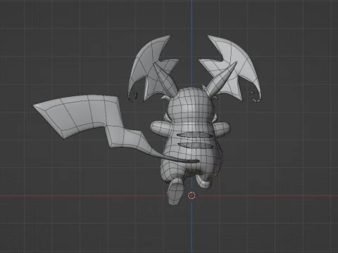 Mega Raichu Y - Pokemon 3D Model
