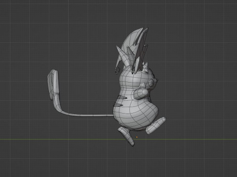 Mega Raichu Y - Pokemon 3D Model