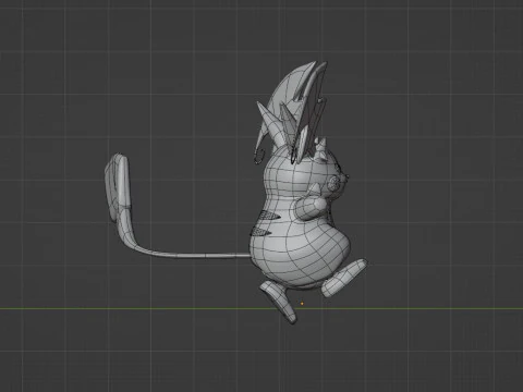 Mega Raichu Y - Pokemon 3D Model