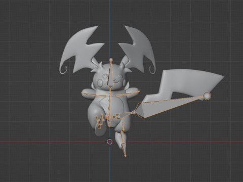 Mega Raichu Y - Pokemon 3D Model