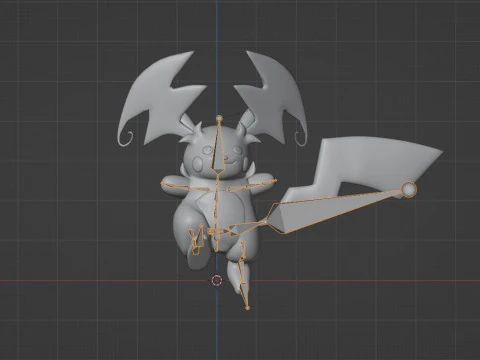 Mega Raichu Y - Pokemon 3D Model