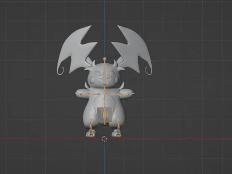 Mega Raichu Y - Pokemon 3D Model