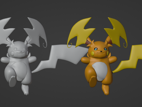 Mega Raichu Y - Pokemon 3D Model