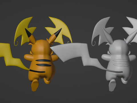 Mega Raichu Y - Pokemon 3D Model