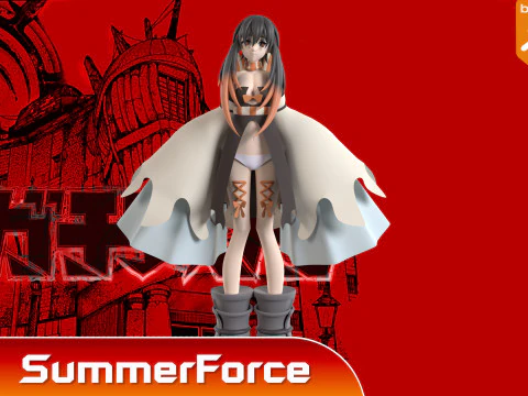 Amo Empool - Gachiakuta 3D Model