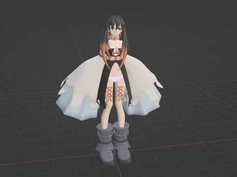 Amo Empool - Gachiakuta 3D Model