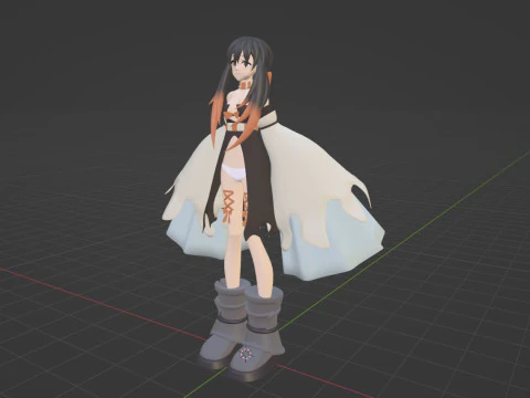 Amo Empool - Gachiakuta 3D Model