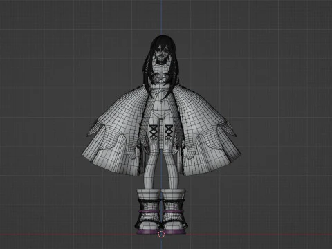 Amo Empool - Gachiakuta 3D Model