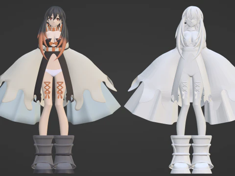Amo Empool - Gachiakuta 3D Model