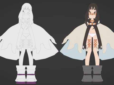 Amo Empool - Gachiakuta 3D Model