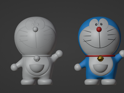 Doraemon - Doraemon 3D मॉडल