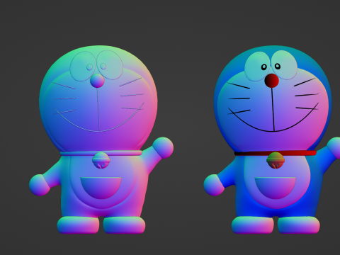 Doraemon - Doraemon 3D मॉडल