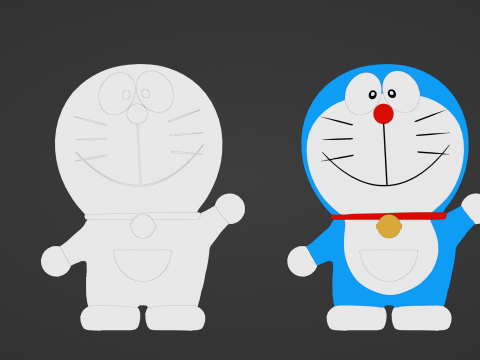 Doraemon - Doraemon 3D मॉडल