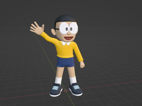 Nobita - Doraemon 3D Model