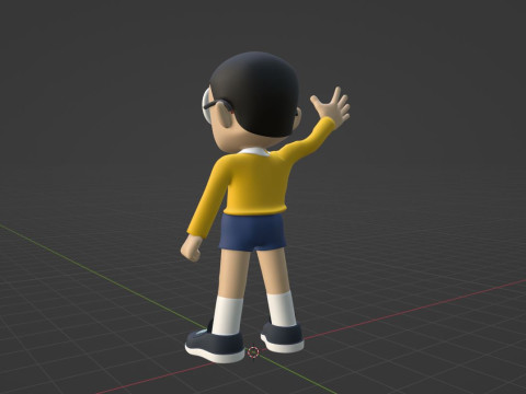 Nobita - Doraemon 3D Model