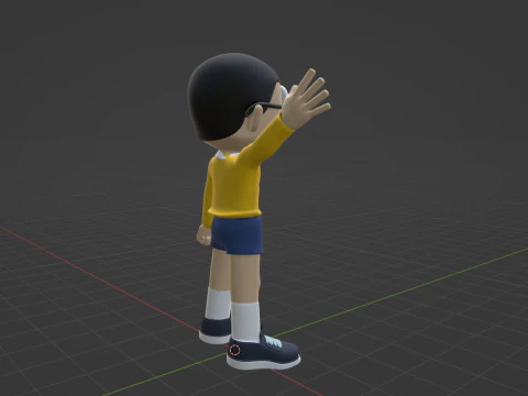 Nobita - Doraemon 3D Model