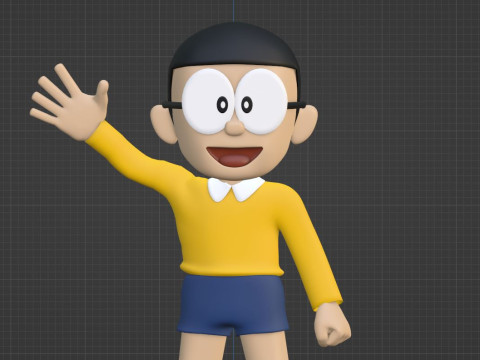 Nobita - Doraemon 3D Model