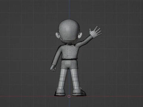 Nobita - Doraemon 3D Model