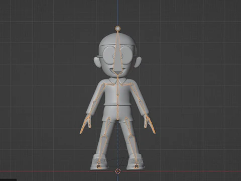 Nobita - Doraemon 3D Model