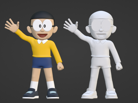 Nobita - Doraemon 3D Model