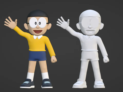 Nobita - Doraemon 3D Model