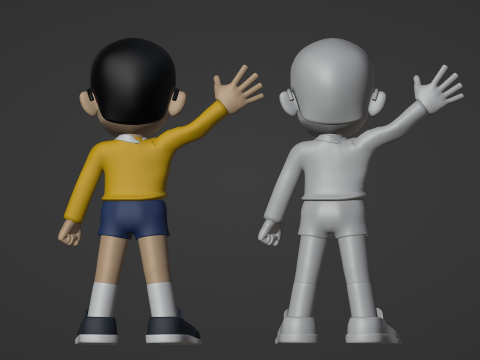 Nobita - Doraemon 3D Model