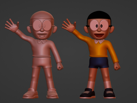 Nobita - Doraemon 3D Model