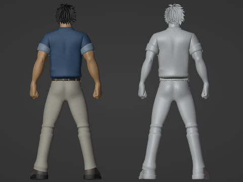 Tojima Tanzaburo - Wants to Be a Masked Rider Model 3D