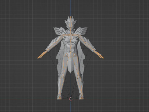 Tega Sword Gozyu Wolf - No1 Sentai Gozyuger 3D Model