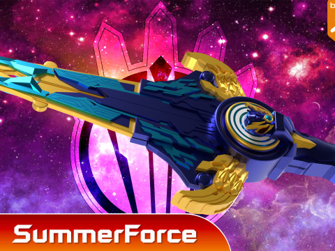RyoTegaSword - No1 Sentai Gozyuger Modèle 3D