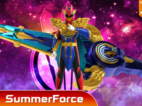 RyoTegaSword - No1 Sentai Gozyuger Modèle 3D