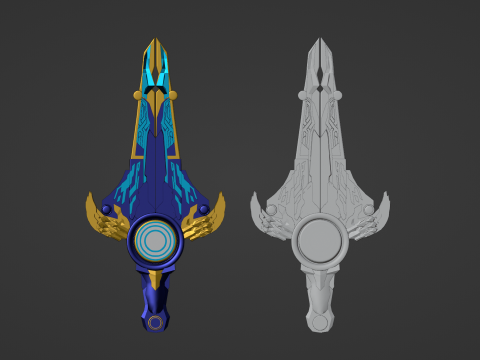 RyoTegaSword - No1 Sentai Gozyuger Modèle 3D