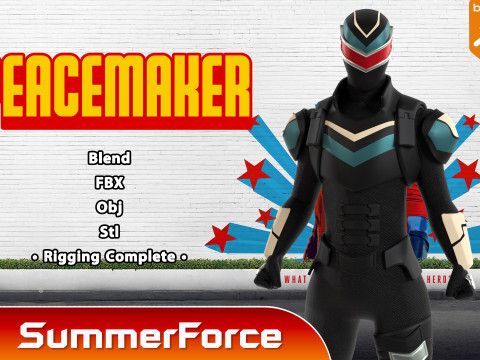 Vigilante - Peacemaker 3D Модель