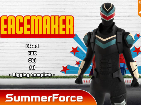 Vigilante - Миротворець 3D Модель