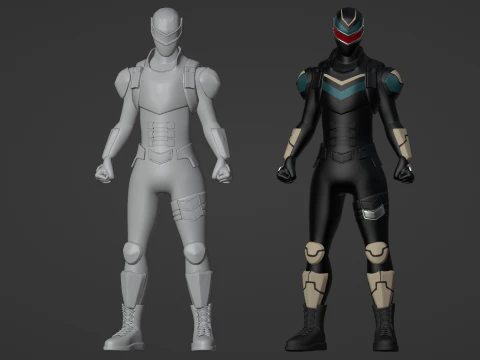 B&uuml;rgerwehr &ndash; Friedensstifter 3D Modell