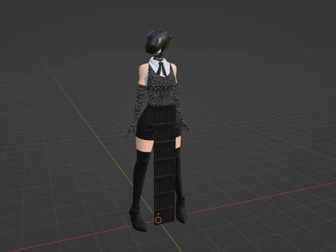 Bomb Girl - Chainsaw Man 3D Model