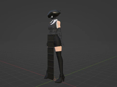 Bomb Girl - Chainsaw Man 3D Model