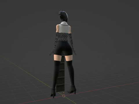 Bomb Girl - Chainsaw Man 3D Model