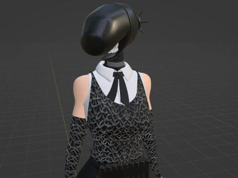 Bomb Girl - Chainsaw Man 3D Model
