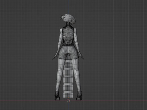 Ragazza Bomba - Uomo Motosega Modello 3D